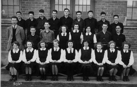 Foxton School Class 21 (?), 1951