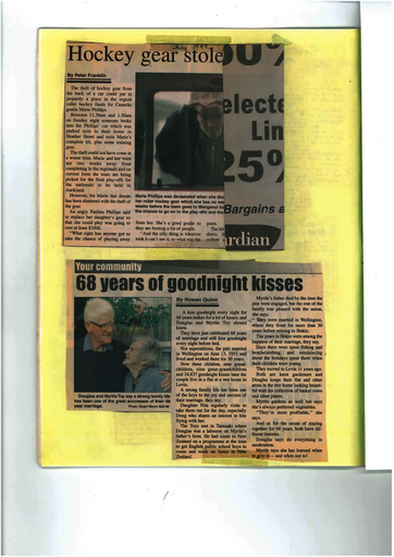 Mrs Hearfield's scrapbook page 10