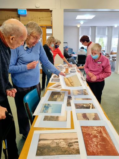 Libraries Horowhenua outreach to the Levin Baptist Adult Day Centre