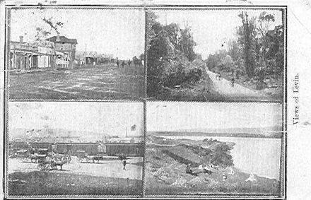 Postcard view of Levin