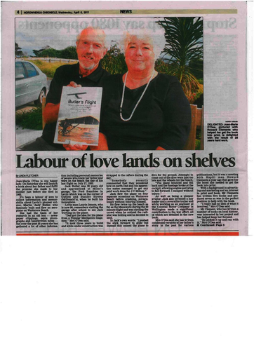 Butler's Flight - item from The Chronicle