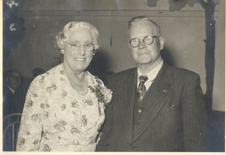 Mr & Mrs A.W. Parton (Levin Mayor 1950-53)