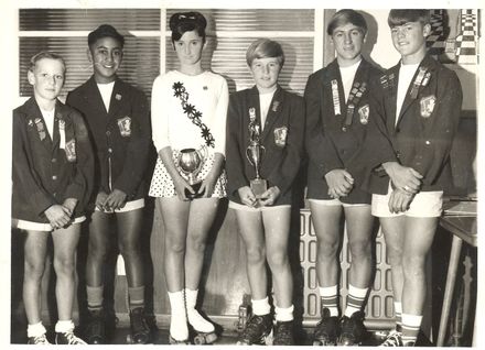 Part of Levin team at National Roller Skating Champs