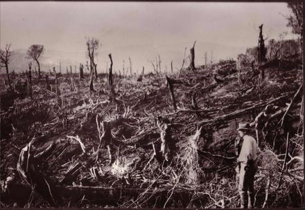 First Burn (Leighton's Spur), North Block, 1914