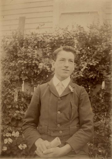Teenage boy (unidentified), New Year's Day, 1912 - Resource cover image