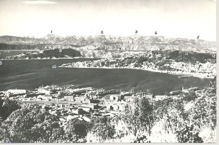 View over Wellington & Harbour to Rimutaka Ranges