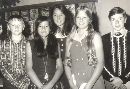 Finalists of the Rotary Club's Public Speaking Contest