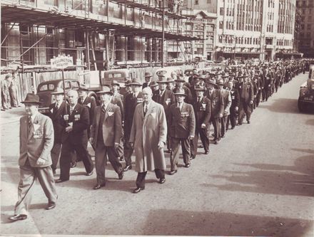 Wellington West Coast Regiment parade in Wellington
