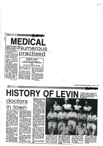 Medical History of Levin - Resource cover image