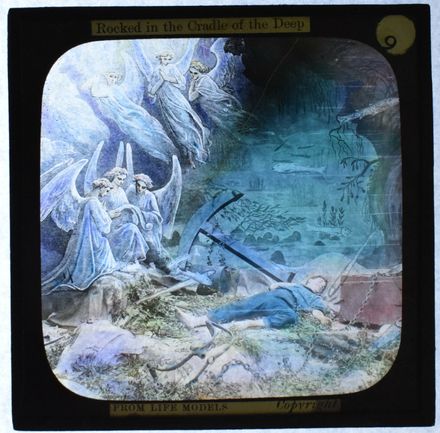 Magic Lantern Slide- 'Rocked in the Cradle of the Deep' - Resource cover image
