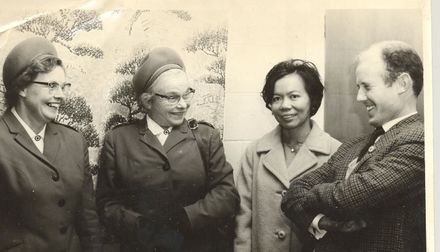 Mr Bowden, guest speaker at Levin Red Cross, 1969