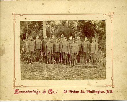 Shannon section of Horowhenua Mounted Rifles