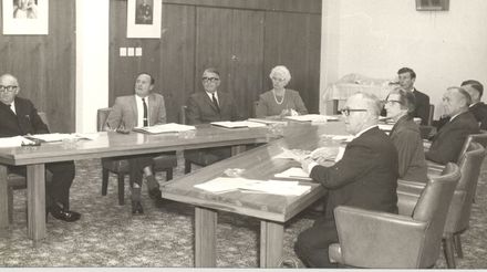 Levin Borough Council meeting, 1968
