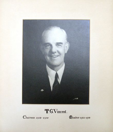 Mr T.G. Vincent, Chairman, 1947 - 1950