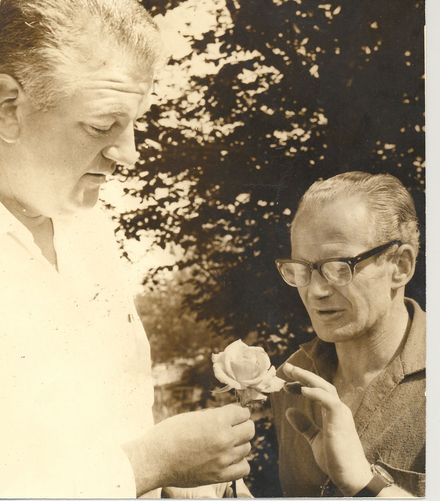 Mr Gardner, roses win awards, 1970