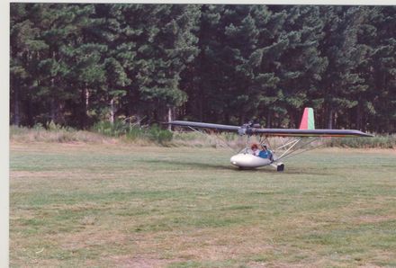 Microlight airplane at Foxpine airpark 2007