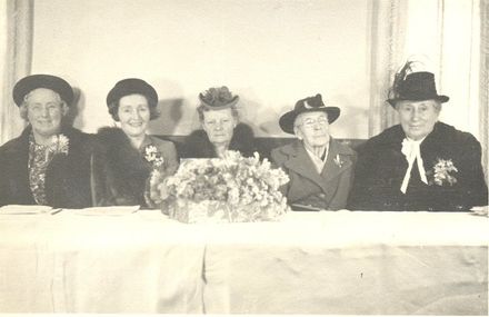 Mrs Parton, Mrs Burdekin, Miss Bowen, Mrs Richard Prouse, Mrs Lett.