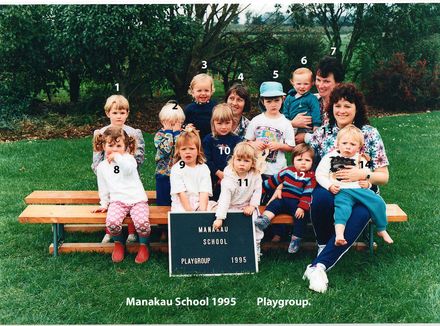 Manakau School 1995         Playgroup.