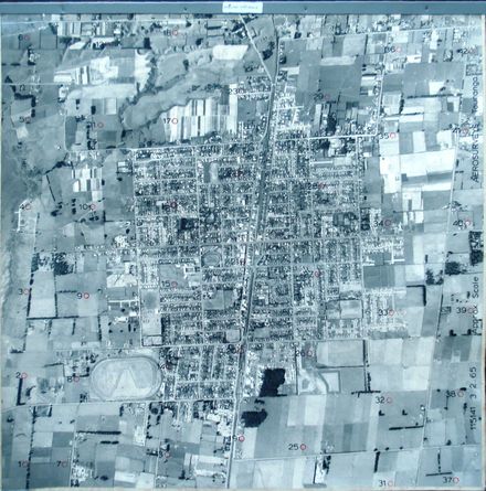 "Index" aerial photograph of Levin