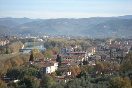 The view from Michealangelo Plaza.