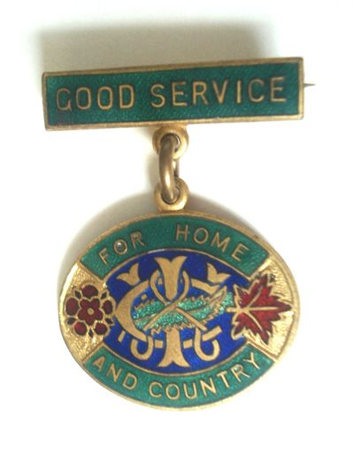 Emblem medal (pin) - "Good Service", after 1952