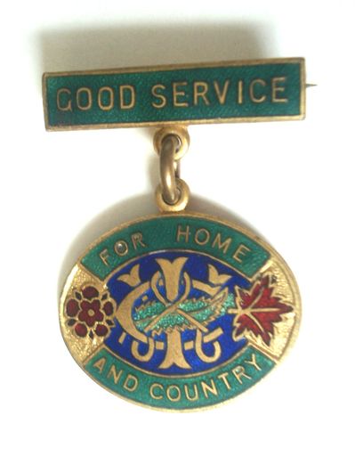 Emblem medal (pin) - "Good Service", after 1952