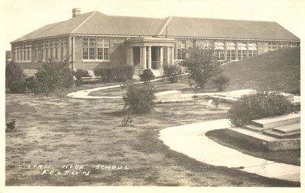 Foxton District High School, 1930's ?