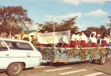 Shannon Netball and Tennis Clubs, Shannon Christmas Parade, 1980's