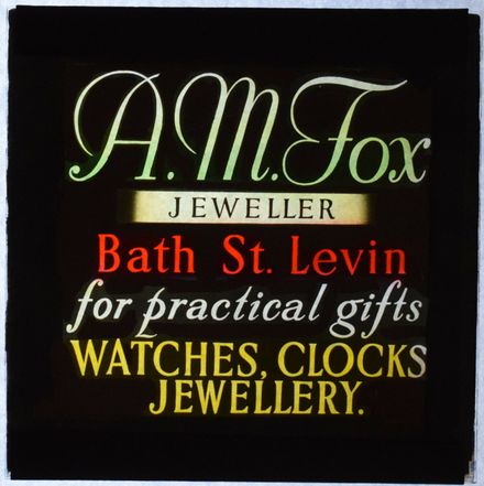 A.M. Fox - Cinema Advertising Slide - Resource cover image