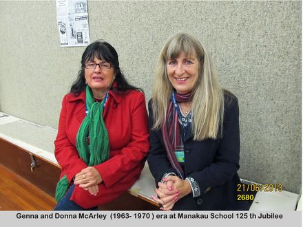 Genna and Donna McArley  (1963- 1970 ) era at Manakau School 125 th J