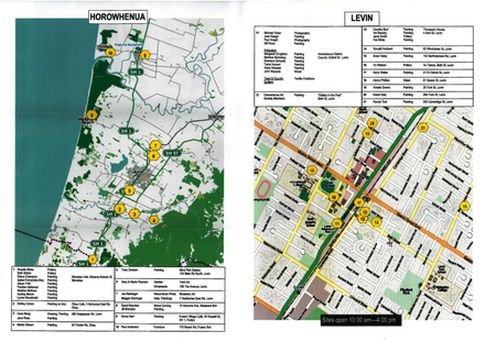 2013 Horowhenua Arts Trail maps