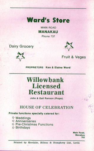 Manakau School 90th Jubilee cover