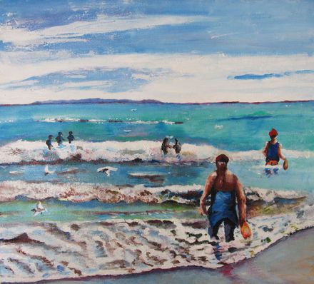 Collecting Pippies by Jean Kay medium not stated $75