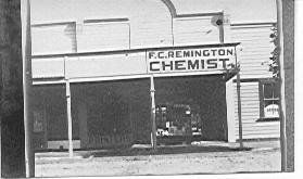 Chemist shop - F.C. Remington