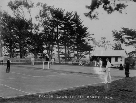 Foxton Lawn Tennis  Court 1909