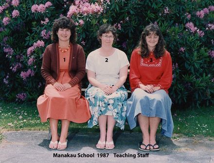 Manakau School  1987    Teaching Staff