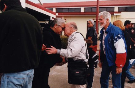 Visitors at Kawiu Marae