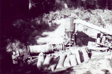 Bail loader for picking up hay - another view - Resource cover image