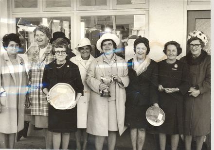 Townswomen's Guild members with trophies, 1969 - Resource cover image