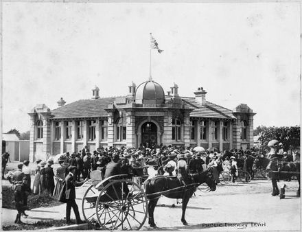 Levin Public Library opening 29 November 1911