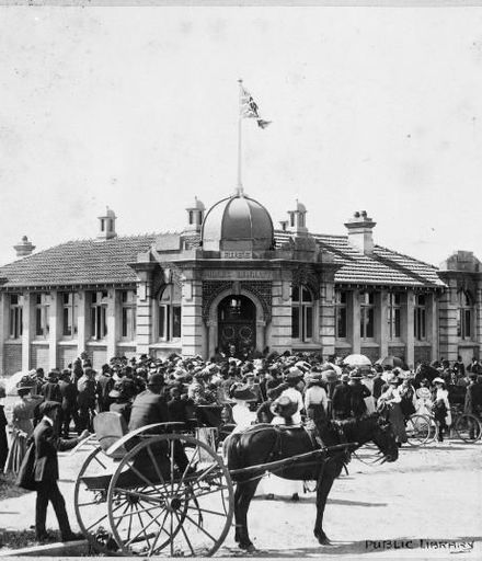 Levin Public Library opening 29 November 1911