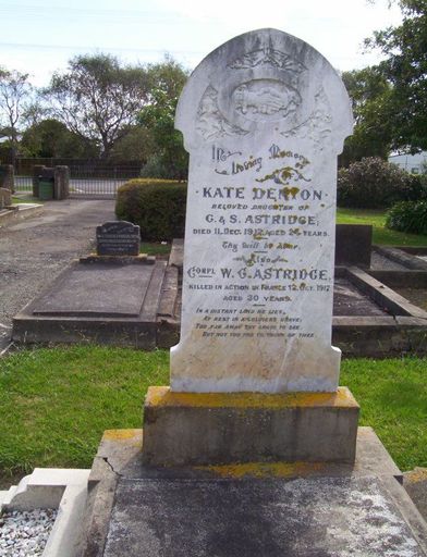 William George ASTRIDGE memorial