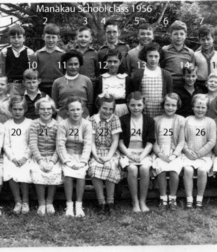 Manakau School class 1956