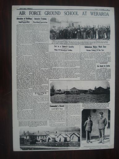 Air Force Ground School at Weraroa (Kimberley), 1939