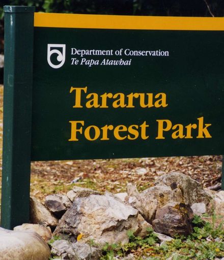 Tararua Forest Park Entrance at Mangahao