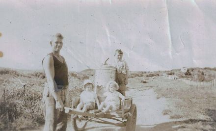 Waiting for the Levin Dairy Company's Cream Collection Truck