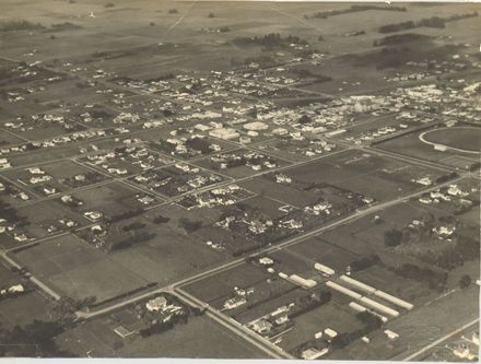 Aerial view of Levin, 1929