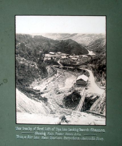 Construction of Mangaore Powerhouse foundations, 1922