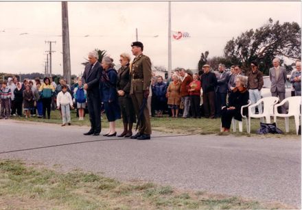 Flax walk opening - official government representatives, 1990