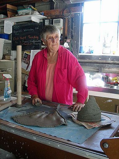 Potter in contemplation